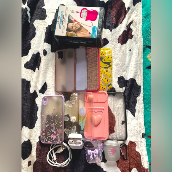 Apple AirPods and iPhone cases